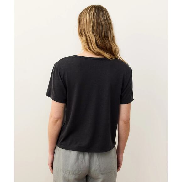 $58 Marine Layer Hemp Cotton Tee - Black - Medium - Picture 2 of 7
